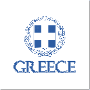 Greece  - Coat of Arms Design Posters and Art